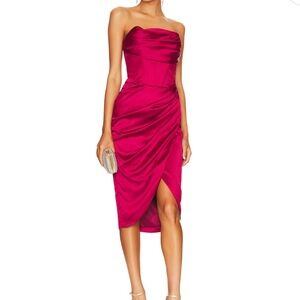 GORGEOUS corset Midi Dress Brand New
